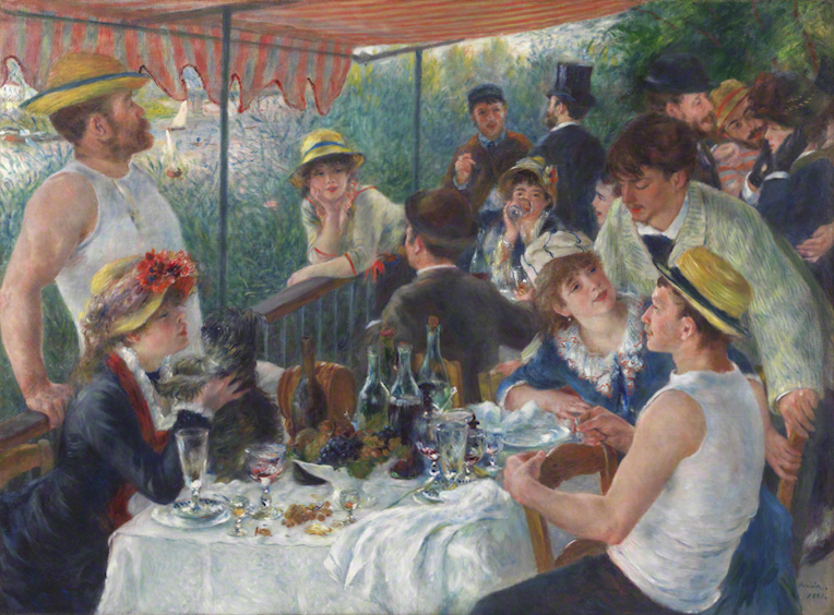 Pierre-Auguste Renoir, Luncheon of the Boating Party, 1881, The Phillips Collection, Washington 