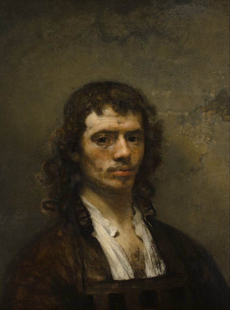 Carel Fabritius, Self Portrait, 1645, Museum Boijmans Van Beuningen, Rotterdam, Netherlands.