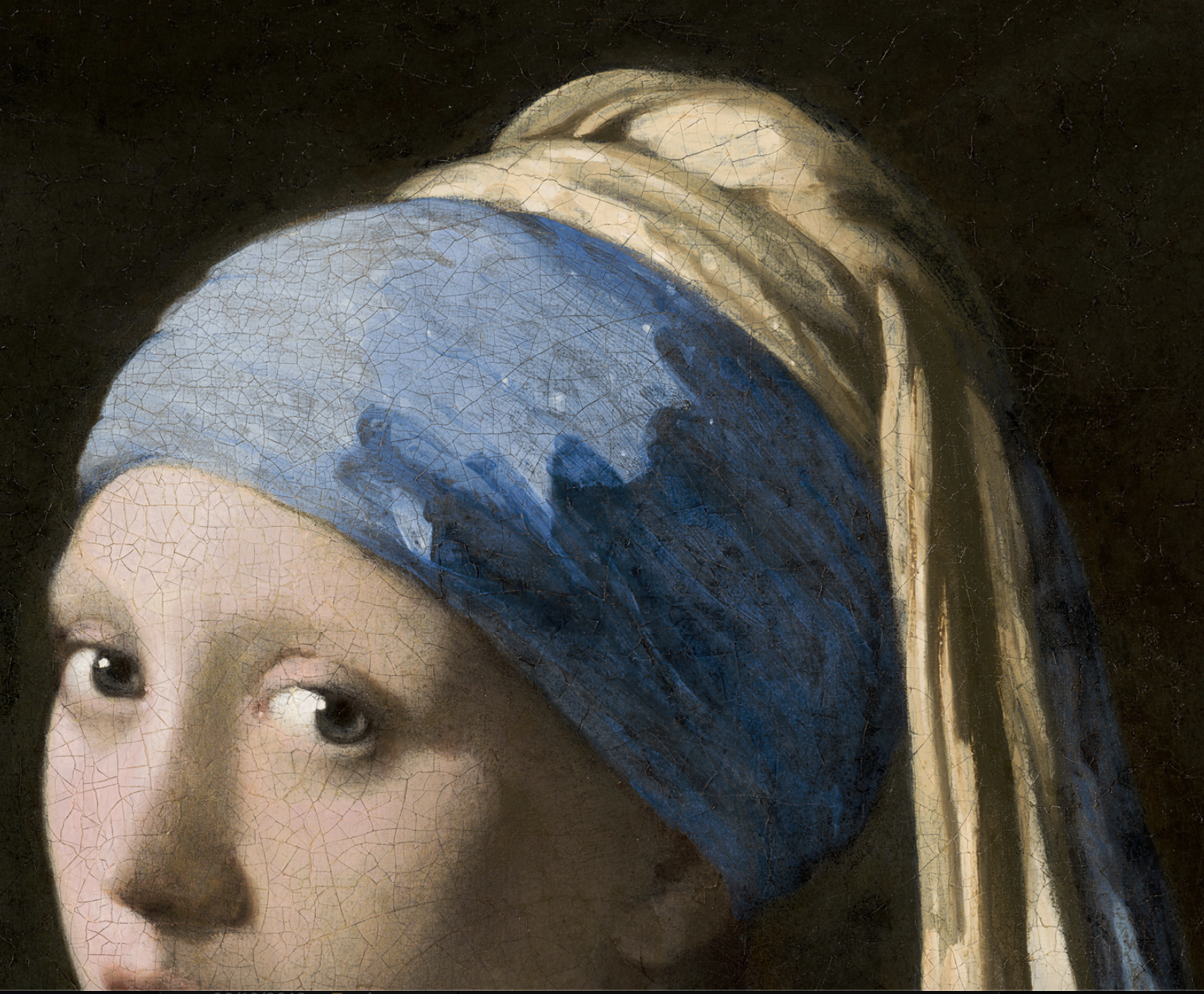 Johannes Vermeer, Girl With a Pearl Earring, c. 1665, Mauritshuis, The Hague, The Netherlands. Wikimedia Commons (public domain).
