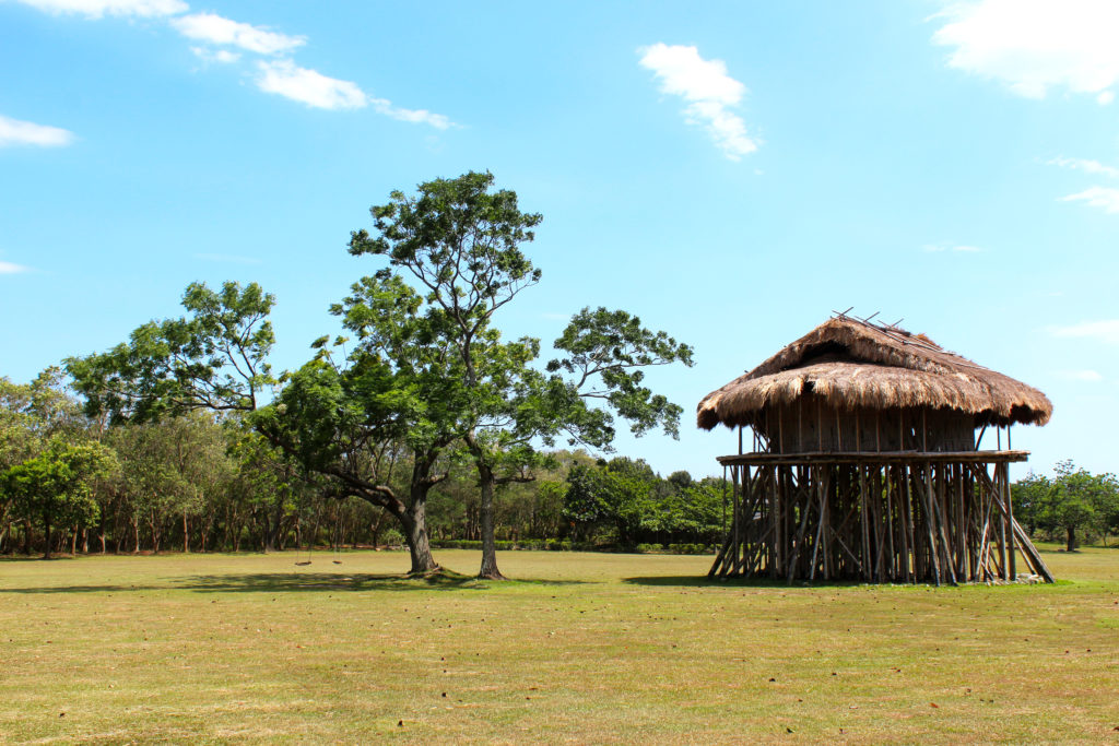 Photograph by Emily Thomas, reconstruction of the Aboriginal Stilt Houses in Taitung