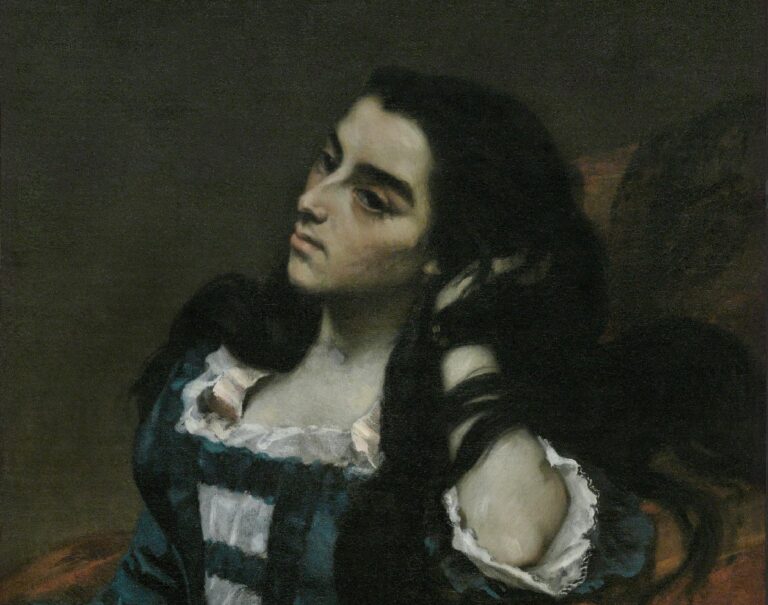 Be A Lady They Said: Gustave Courbet, Portrait of a Spanish Lady, 1855, Philadelphia Museum of Art, Philadelphia, PA, USA.
