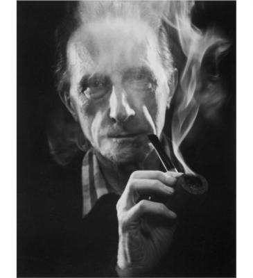 Marcel Duchamp 1957 - Photo by John D. Schiff 