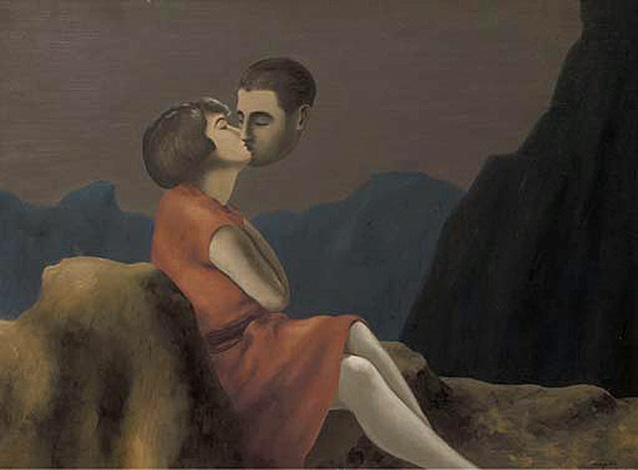 René Magritte Lovers