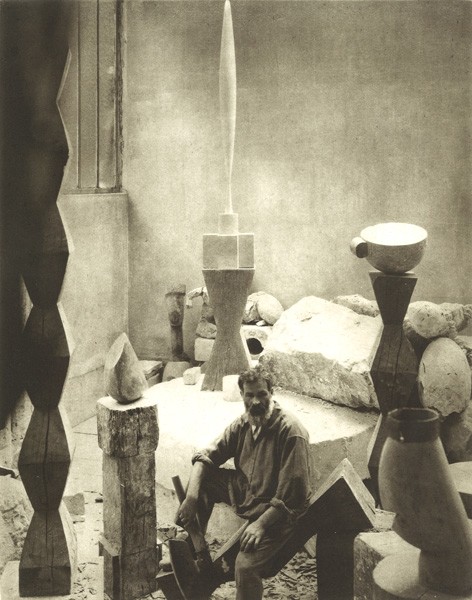  Brancusi’s workshop, Paris 1925, Paris. Photo by Edward Steichen.