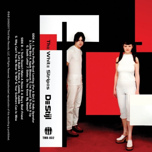 The White Stripes, album cover for "De Stijl", referencing to Piet Mondrian's artworks