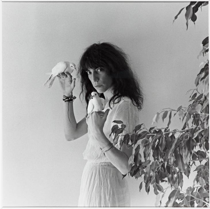 photograph of Patti Smith by Robert Mapplethorpe; personal letters of artists