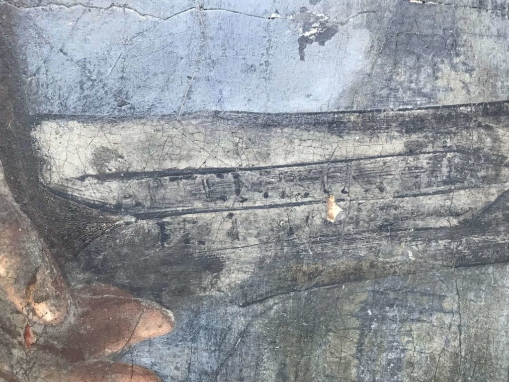 Artemisia Gentileschi, detail from David and Goliath