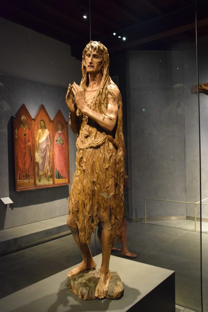 Donatello, Penitent Mary Magdalene, c. 1455, Museo dell'Opera del Duomo, Florence, Italy. Photo by George M. Groutas, Wikimedia Commons. 