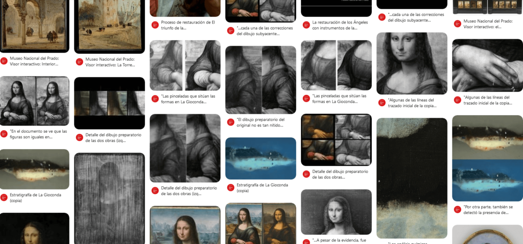 Art Museums on Pinterest: Screenshot from Museo Del Prado Pinterest page.