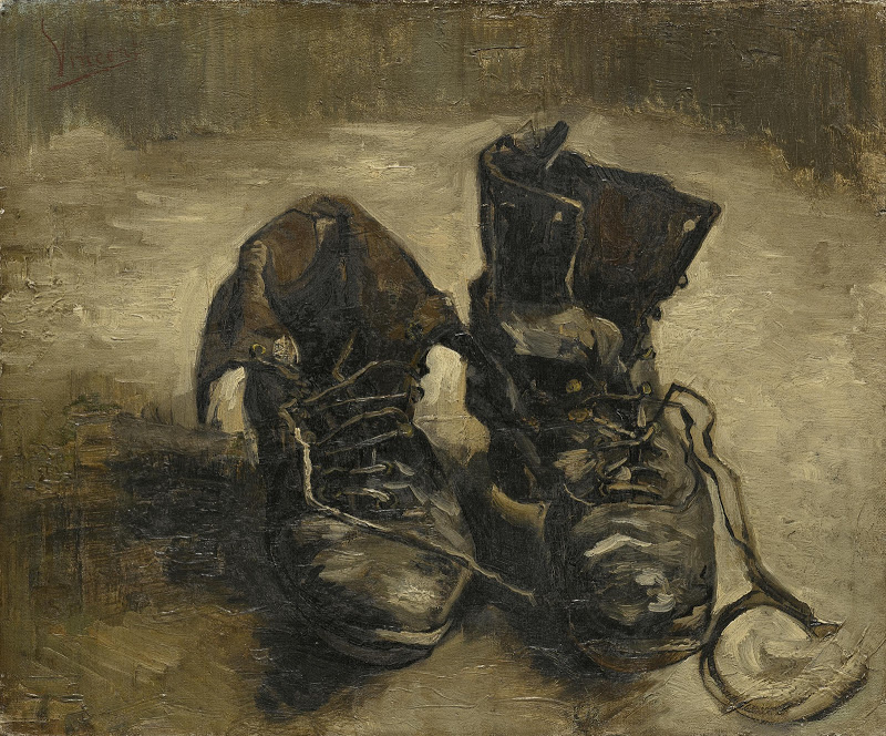 Mental Health van gogh: Vincent van Gogh, Shoes, 1886, Van Gogh Museum, Amsterdam - Hidden Gems from the Van Gogh Museum