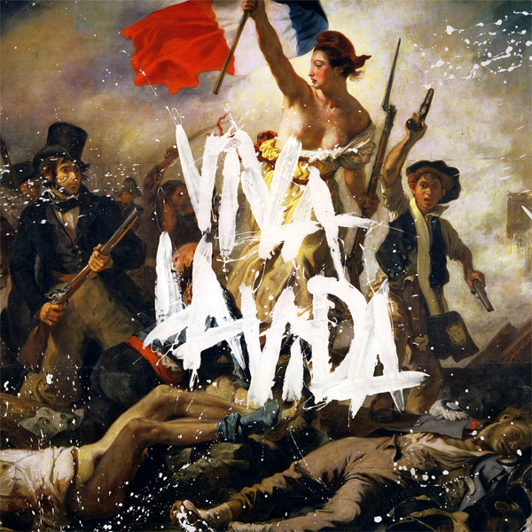 Coldplay, Viva la Vida or Death and All His Friends album artwork, rendition of Delacroix's Liberty Leading the People