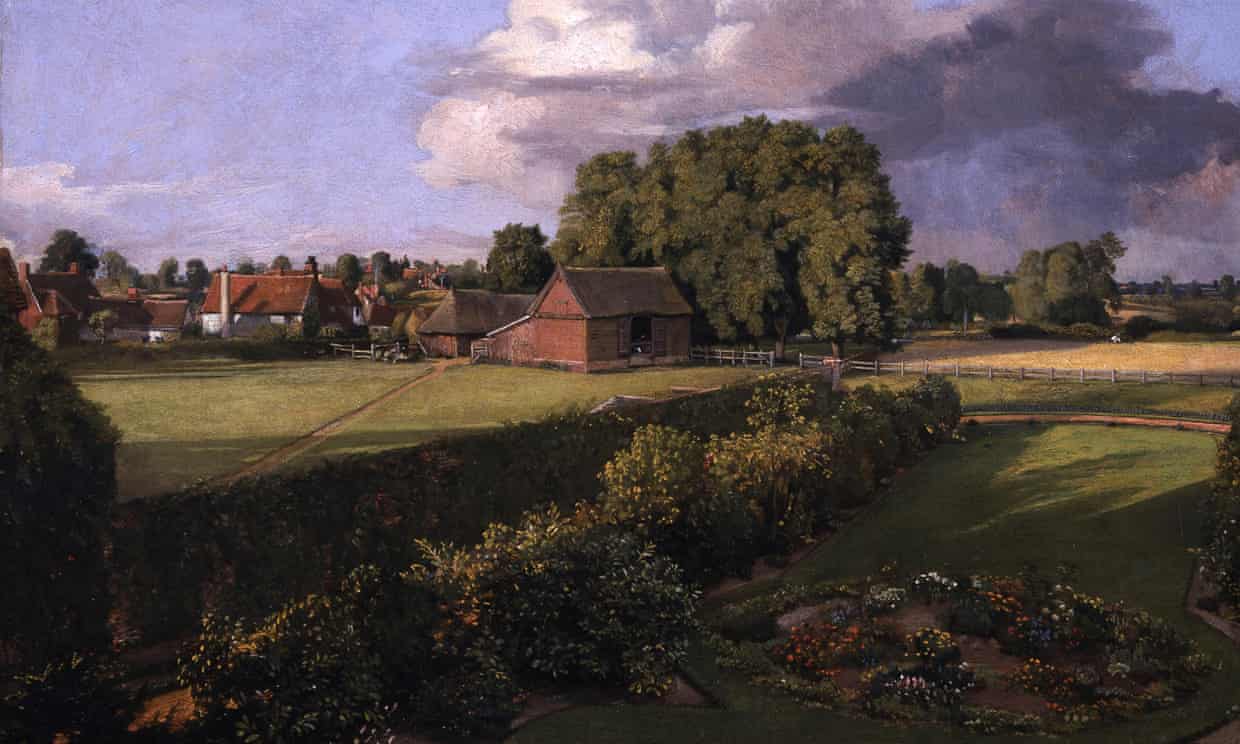 Painter John Constable's beautiful garden in the English countryside. 
