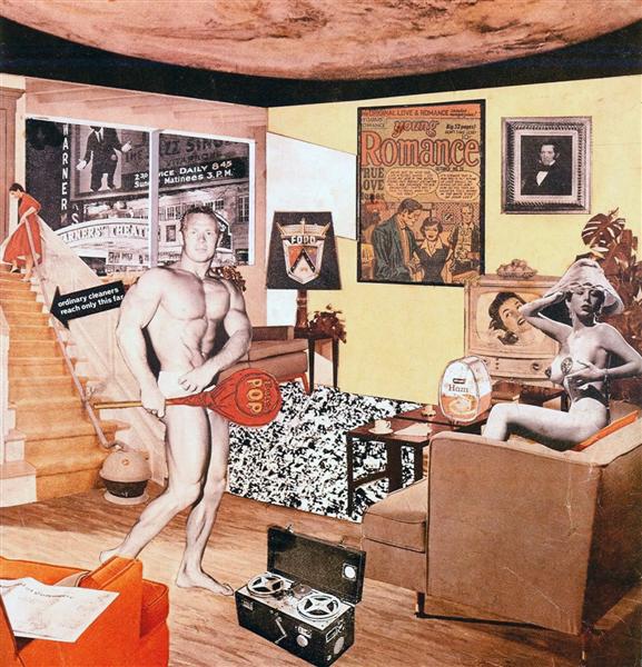 Richard Hamilton, Just what is it that makes today's homes so different, so appealing?, 1956