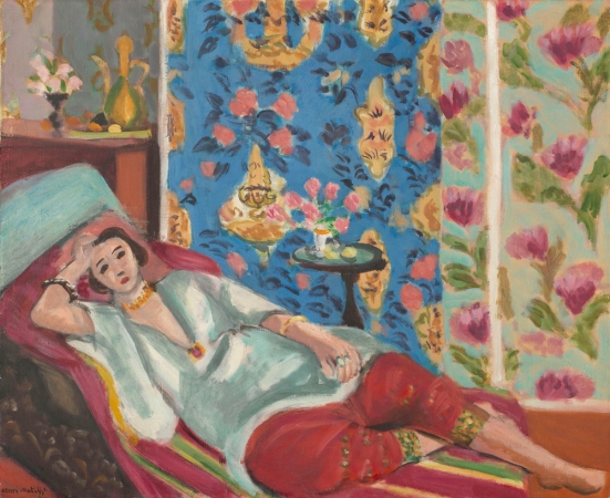 Henri Matisse, Odalisque in Red Trousers, c. 1924-1925, Musée de l'Orangerie, Paris, France.
