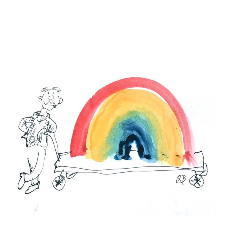 Quentin Blake, Rainbow drawing