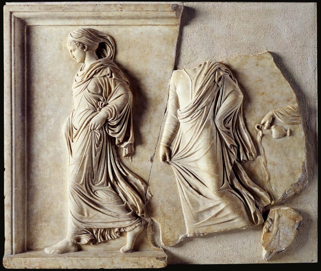 Gradiva, Musei Vaticani, Rome, Italy. After a Greek original, c.4th cent. BC.