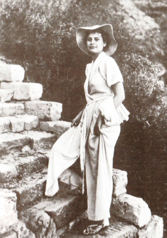 The photo of Alla Horska in the end of 1940s.