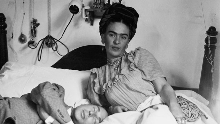 Frida Kahlo and her lover Jose Bartoli