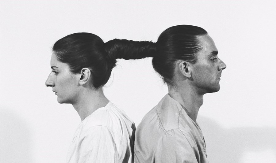 Marina Abramović and Ulay, Relation in time, photographed in 1977.