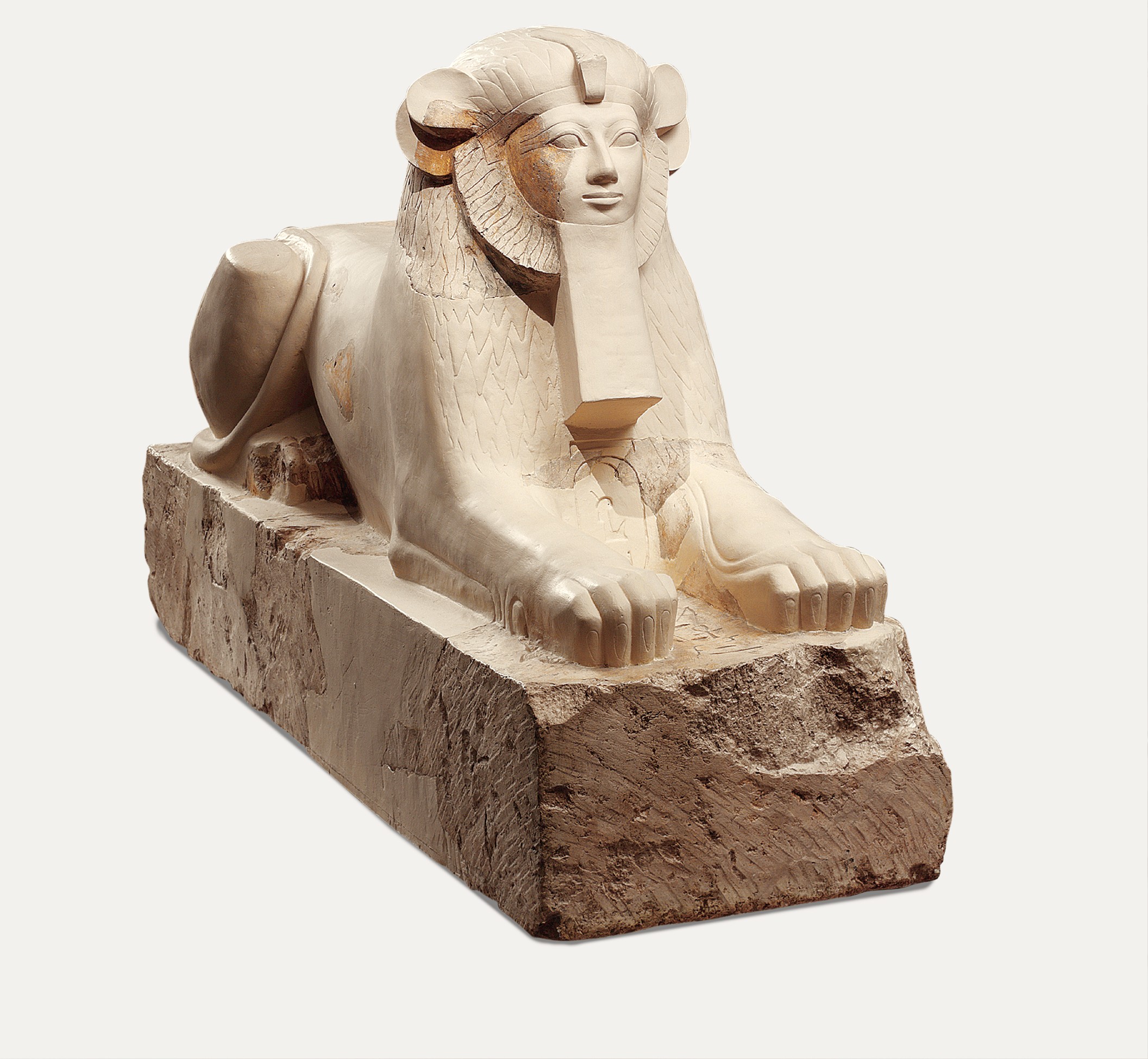 temple of hatshepsut, Sphinx of Hatshepsut, ca. 1479–1458 BCE, The Metropolitan Museum of Art, New York, NY, USA.