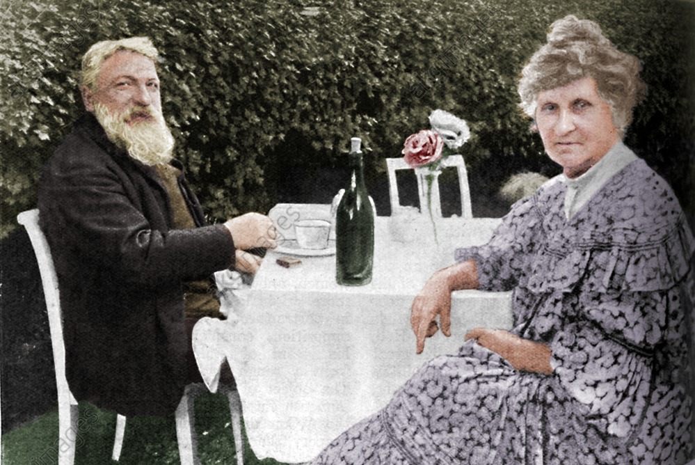 Auguste Rodin and his wife Rose; personal letters of artists