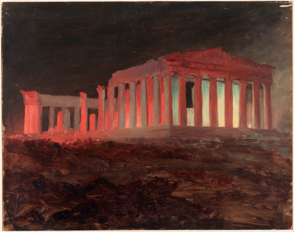 Parthenon sketch Frederic Edwin Church