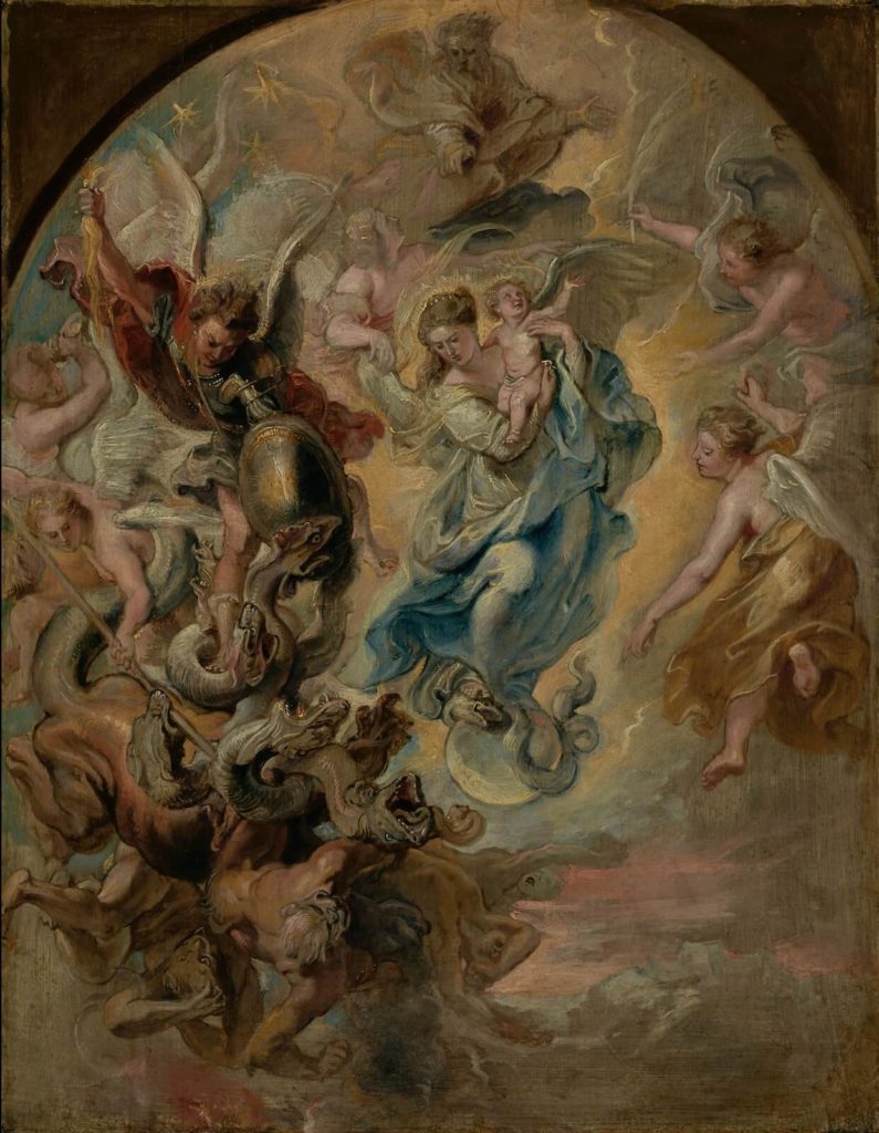 Peter Paul Rubens, The Virgin as the Woman of the Apocalypse, ca 1623–1624, The J. Paul Getty Museum, Los Angeles, USA.