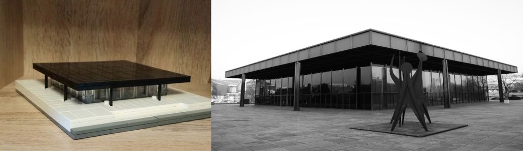Neue Nationalgalerie, Ludwig Mies van der Rohe, Lego architecture