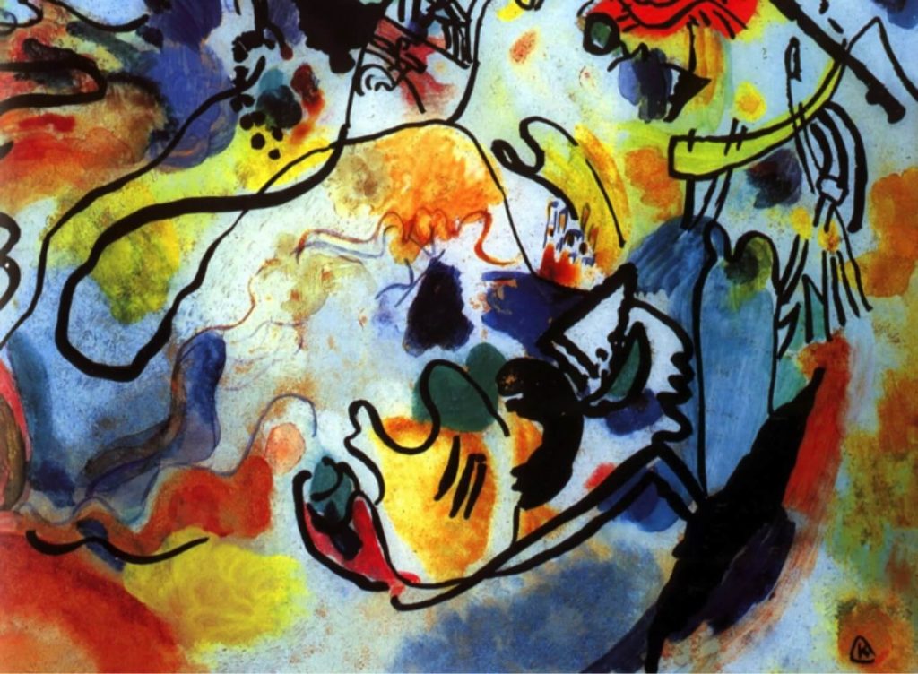Wassily Kandinsky, The Last Judgment, 1912, Private collection, Munich, Germany.