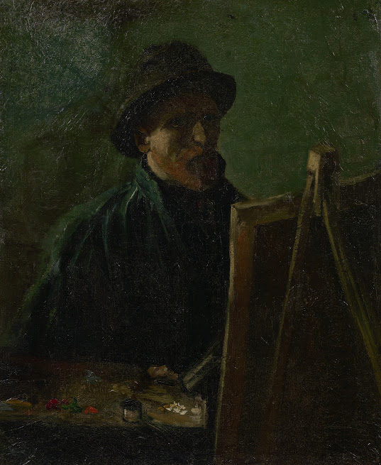 Vincent van Gogh, Self-Portrait as a Painter, Paris, September-November 1886, credits: Van Gogh Museum, Amsterdam (Vincent van Gogh Foundation)
