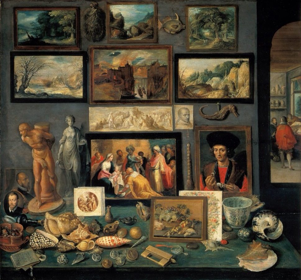 Frans Francken the Younger, Chamber of Art and Curiosities, 1636, Kunsthistorisches Museum, Vienna, Austria.