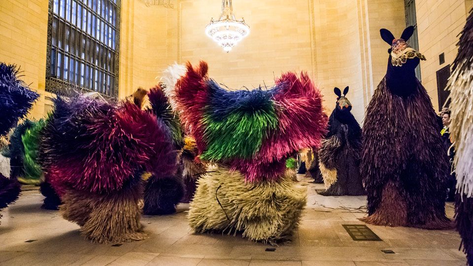 Nick Cave, HEARD, dance performance at Grand Central Station
