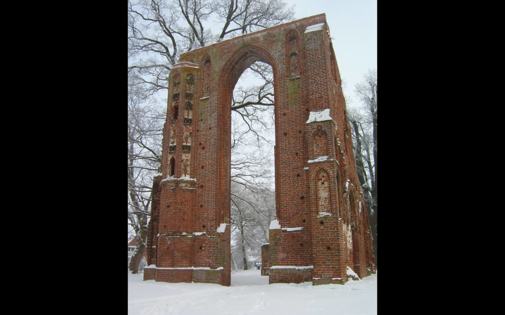 Klosterruine Eldena. Eldena Monastery Ruins. University and Hanseatic City of Greifswald. Photograph of Abbey.