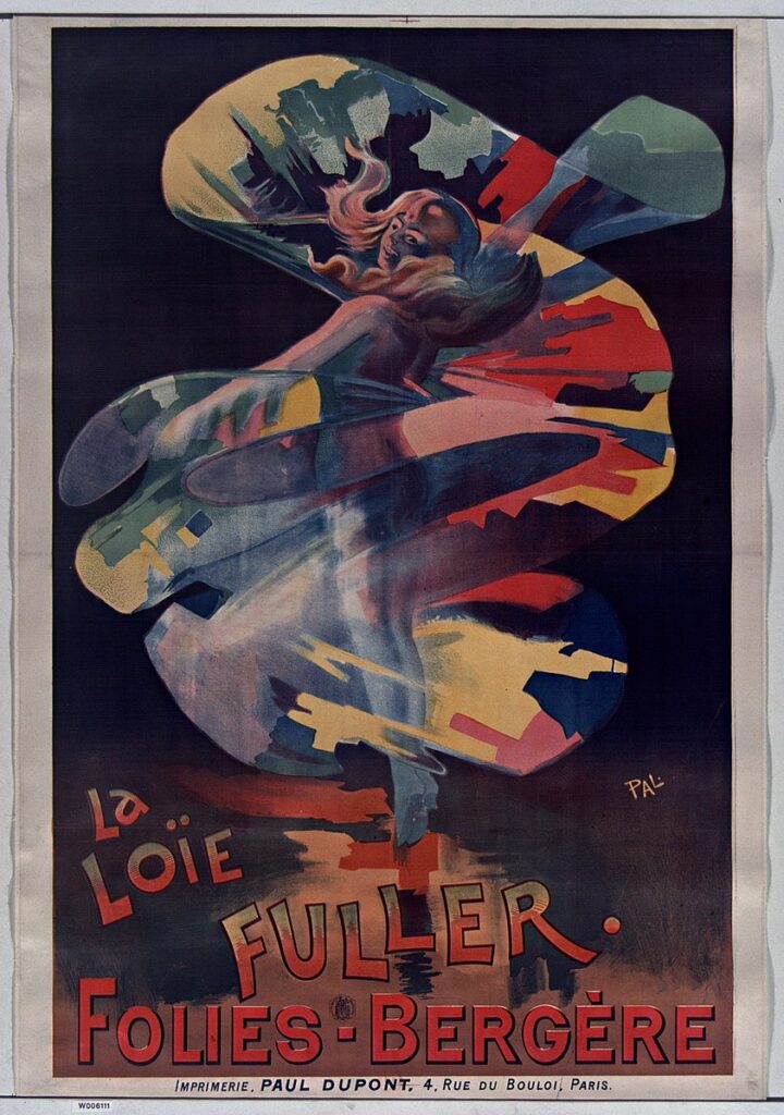 Jean de Paleologu, Poster for Loie Fuller at the Folies-Bergere,