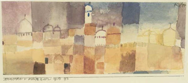 Artists Travel Destinations Paul Klee, Kairouan, Tunisia