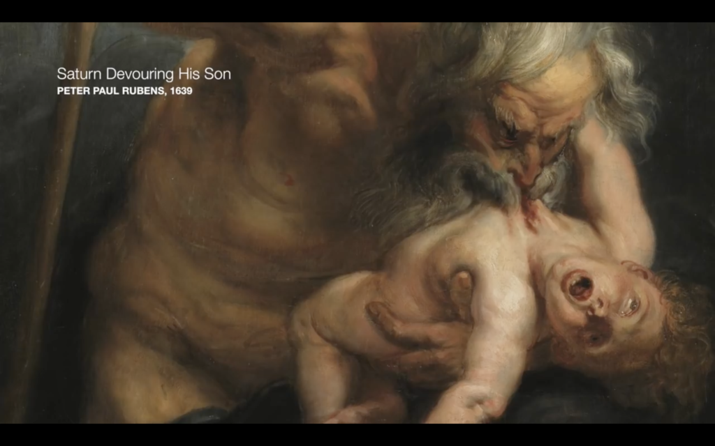 Saturn Devouring His Son by Peter Paul Rubens nerdwriter