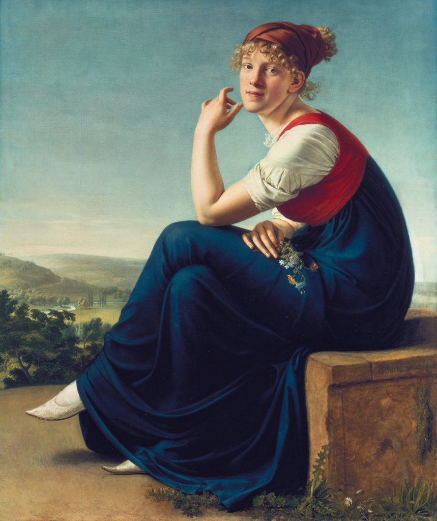 Alte Nationalgalerie Highlights: Gottlieb Schick, Portrait of Heinrike Dannecker, 1802, Alte Nationalgalerie, Berlin, Germany.