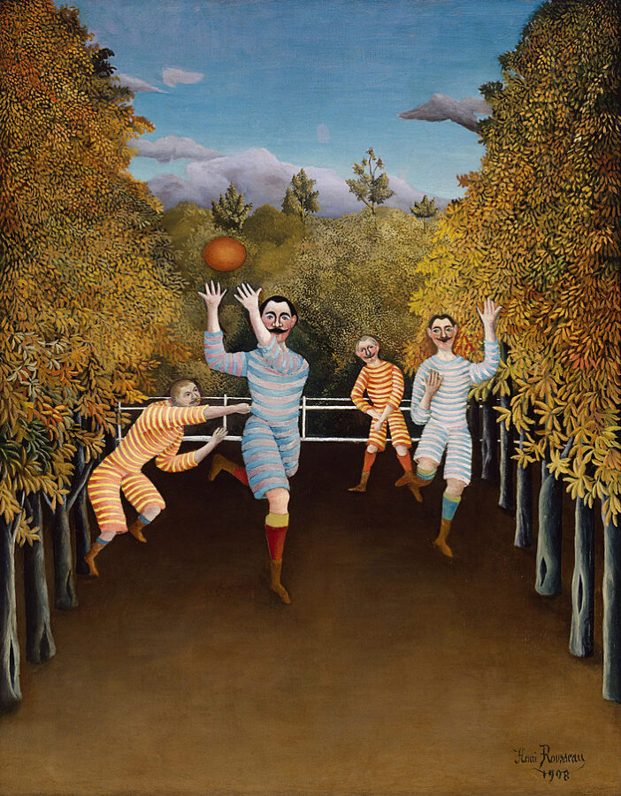 Henri Rousseau, The Football Players, 1908, Solomon R. Guggenheim Museum, New York, USA.