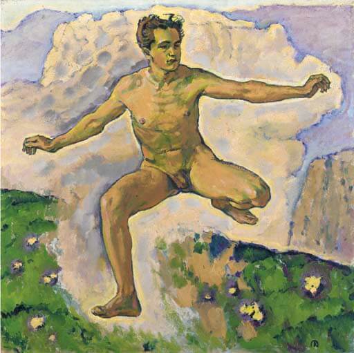 Male nudes in art history: Koloman Moser, Frühling (Spring) ,1900