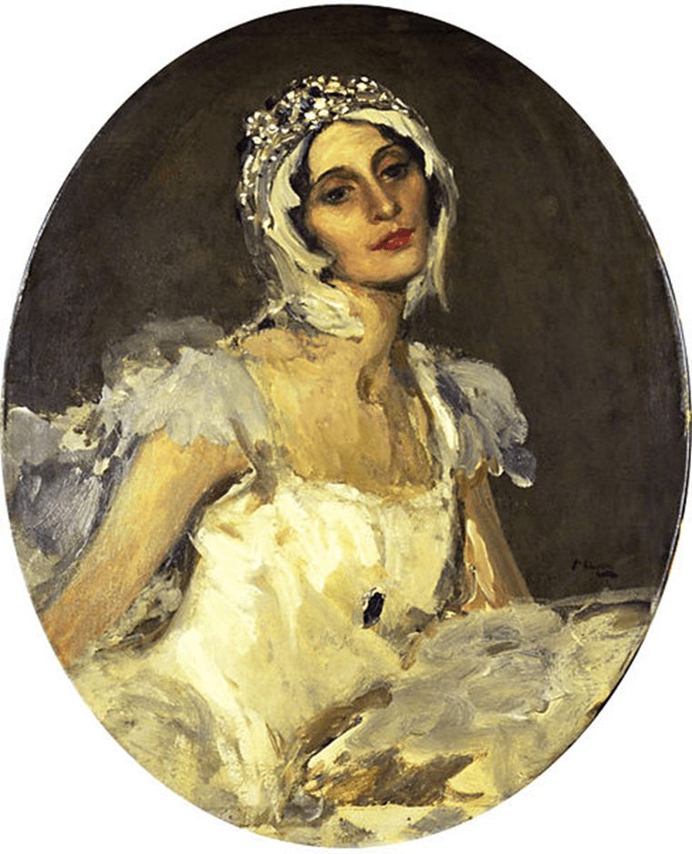 Sir John Lavery, Anna Pavlova as 'The Swan', 1911