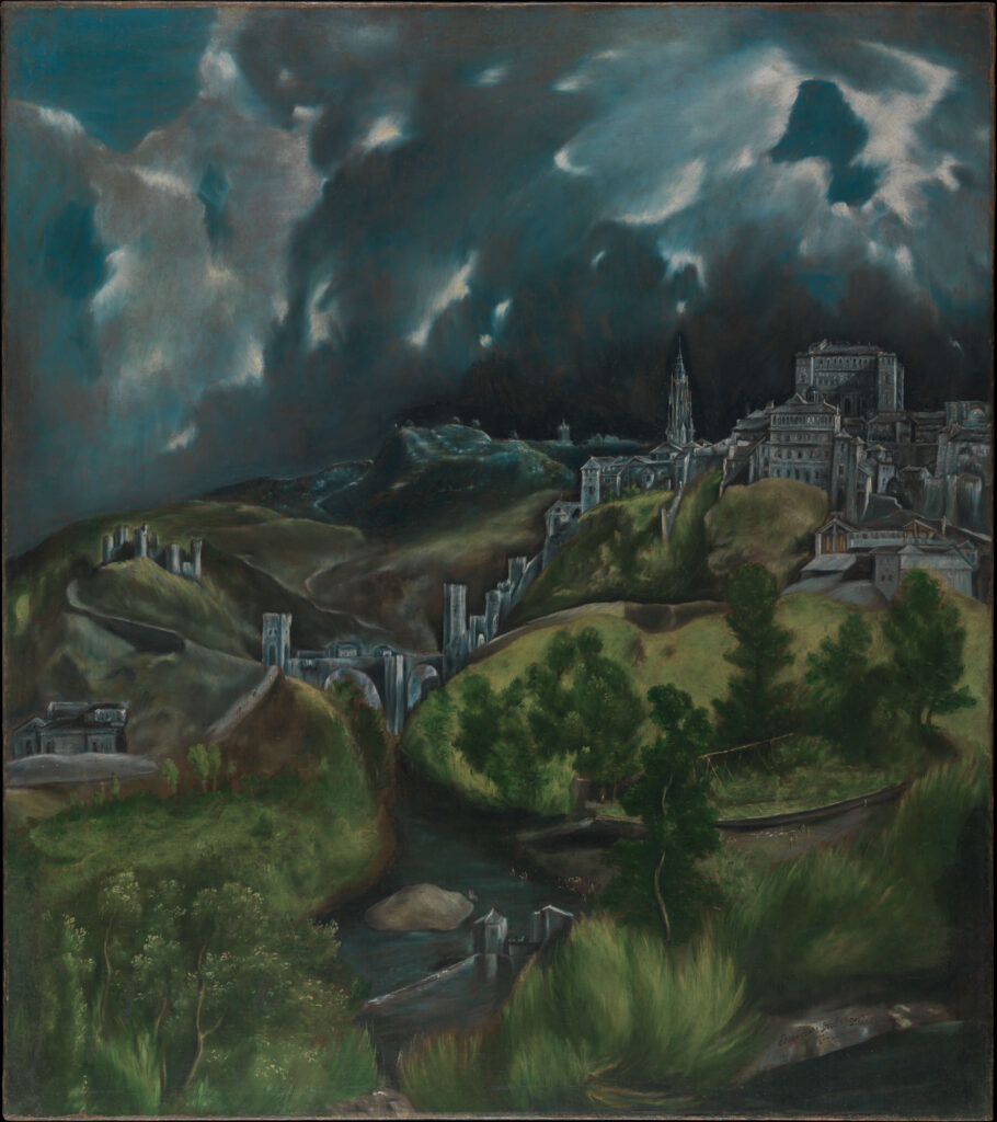 View of Toledo by El Greco; Louisine Havemeyer's collection: 