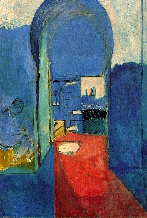 Henri Matisse painted Tangier's Kasbah during his stay there in 1912. Henri Matisse, Entrance to the Kasbah