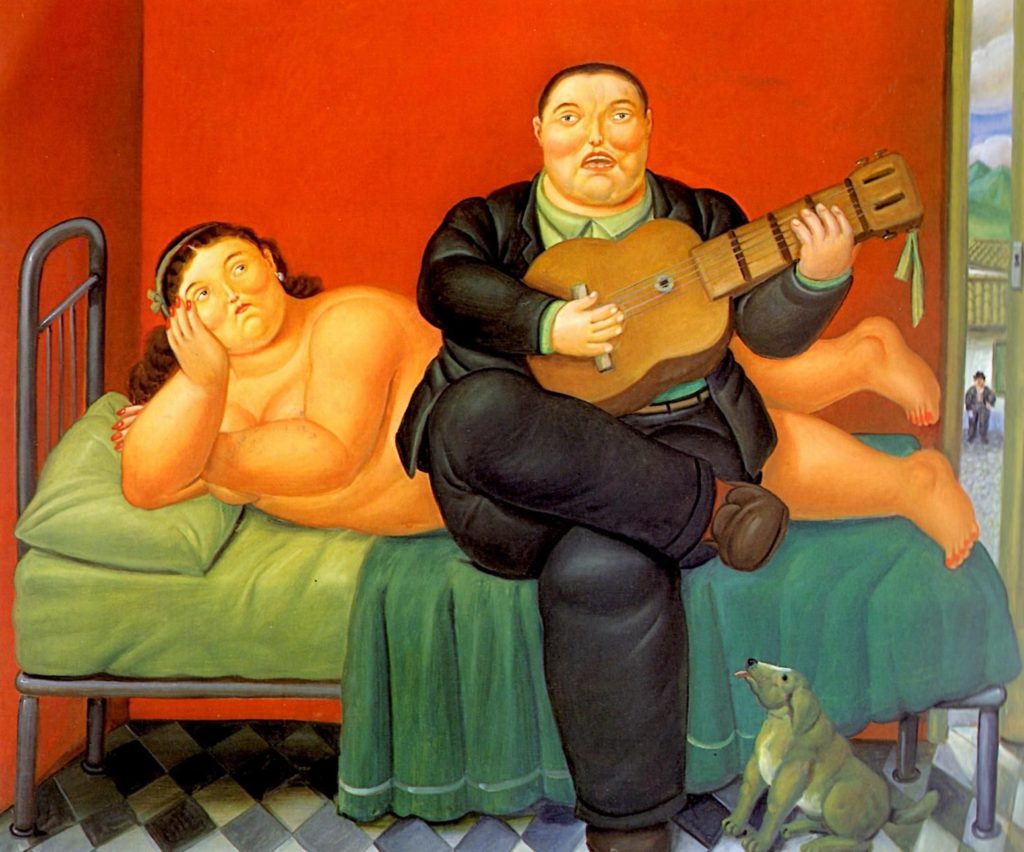 summer inspired by art, Fernando Botero, A Concert, 1995, location unknown.