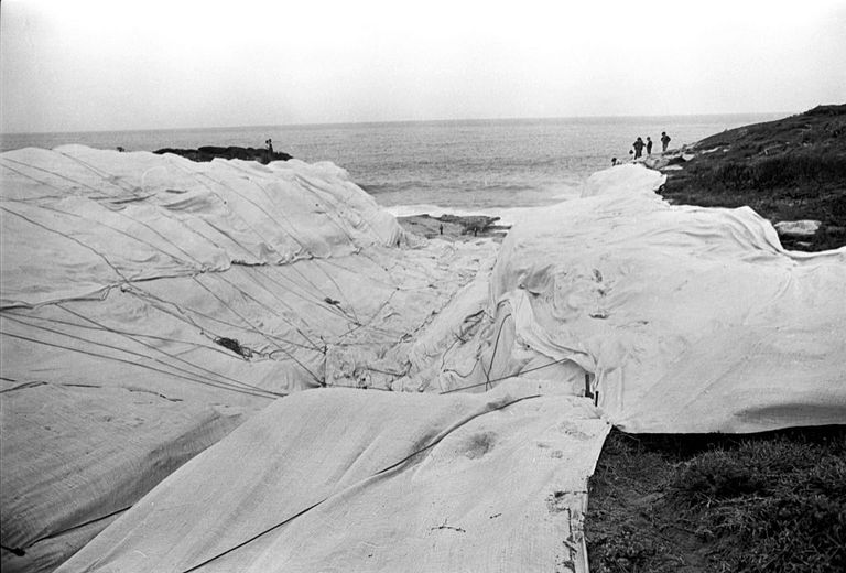 Christo and Jeanne-Claude, Wrapped Coast, One Million Square Feet