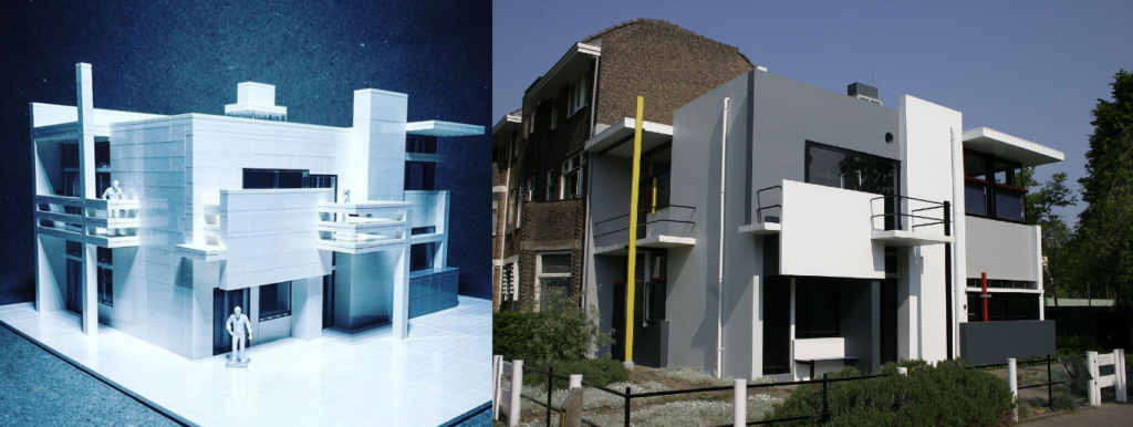 Lego architecture: Rietveld Schroder House, Gerrit Rietveld