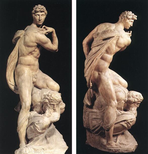 Caravaggio Amor, Michelangelo, The Genius of Victory, 1532–1534