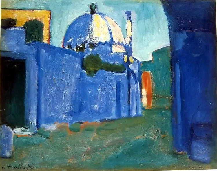 Henri Matisse painted many sites around Tangier's Kasbah during both his stays there in 1912 and 1913. Henri Matisse, Le Marabout