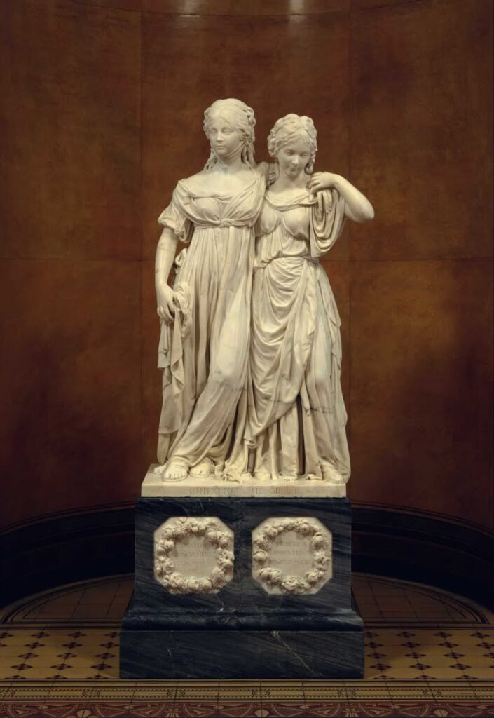 Johann Gottfried Schadow, Prinzessinnengruppe (The Princess group), marble