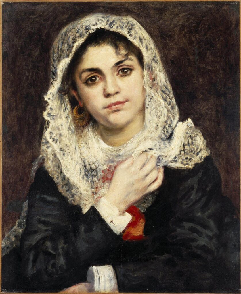 Pierre-Auguste Renoir, Lise in a White Shawl