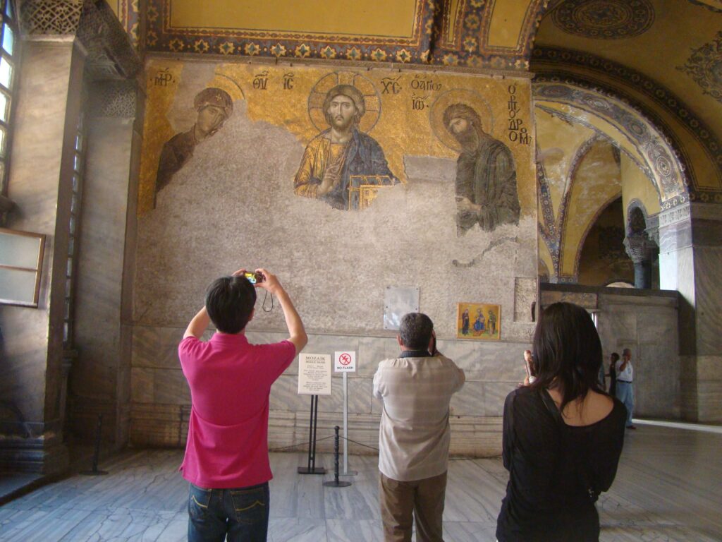 Deesis Mosaic Hagia Sophia